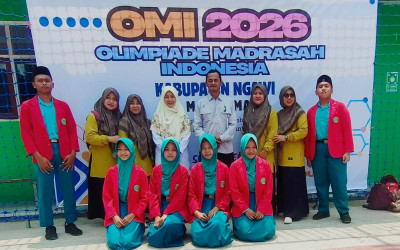 MTsN 1 Ngawi Ambil Bagian di Ajang OMI - Membawa Semangat, Menguji Kemampuan