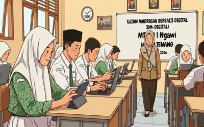 Pelaksanaan TKA dan Ujian Madrasah (UM) di MTsN 1 Ngawi  Tahun Ajaran 2025–2026