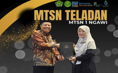 MTsN 1 Ngawi Raih Predikat Madrasah Teladan  dalam Penyelarasan SK, IKSK, dan Review RKAKL Pendis Tahun Anggaran 2027