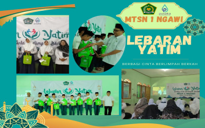 “LEBARAN YATIM” Momen Berbagi di MTsN 1 Ngawi