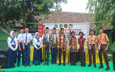 Estafet Kepemimpinan Baru di MTsN 1 Ngawi - Gebyar Demokrasi 2026